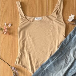 Babaton Beige Bodysuit